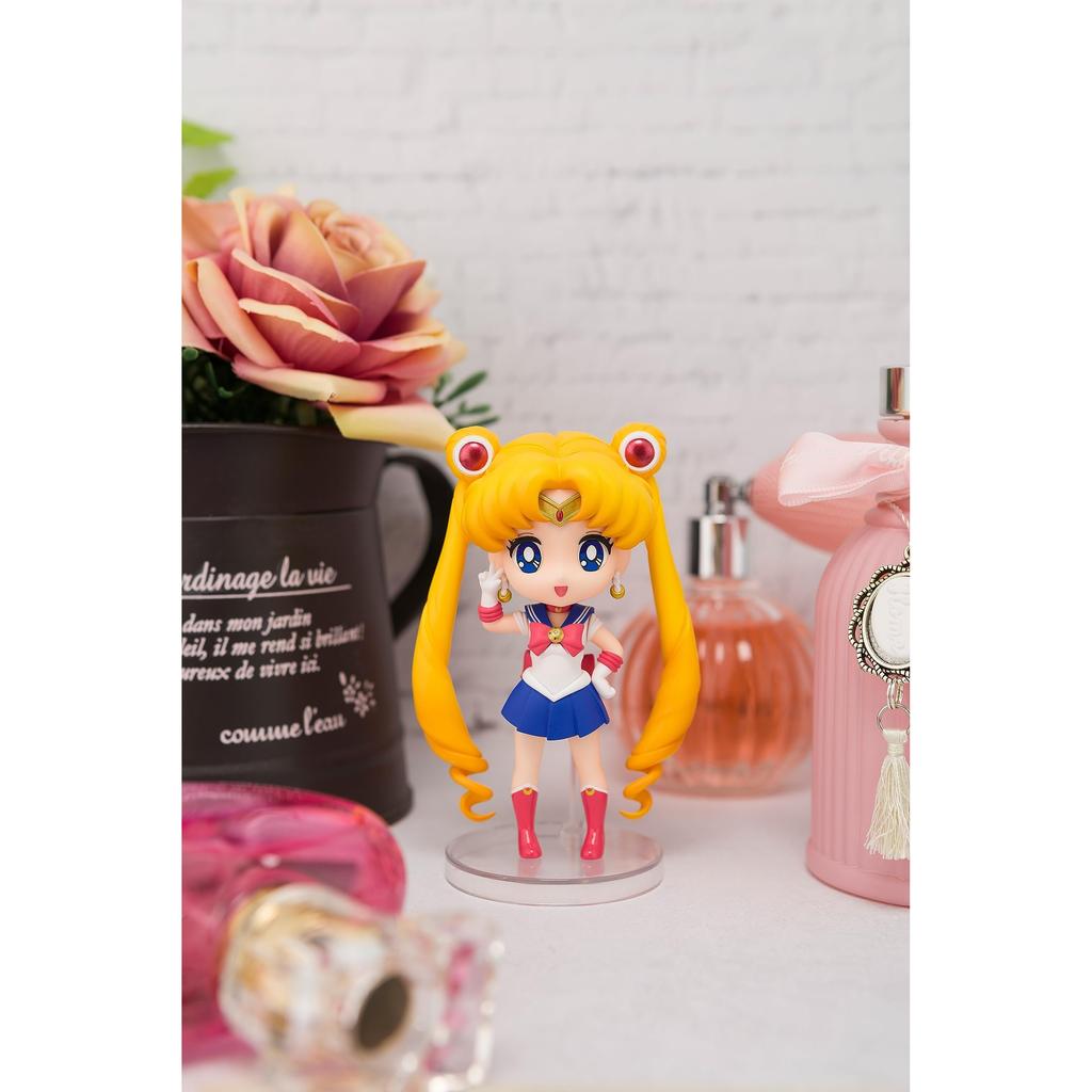 TAMASHII NATIONS Figuarts Mini Sailor Moon Reissue 90mm Painted PVC&ABS Action Figure - Sailor Moon Collectible