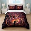 A Nightmare on Elm Street Freddy Krueger Bedroom 3Pcs Bedding Set Soft Bed Sheet Pillowcases Home Bedding Decoration
