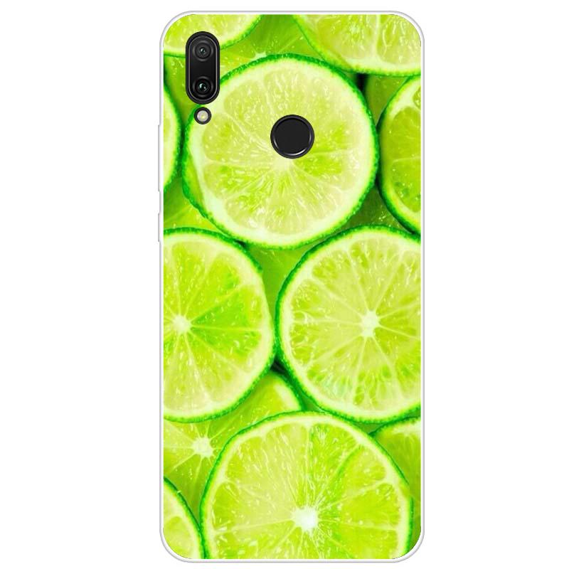 Милый мягкий бампер с рисунком для Huawei Y6 Y7 Y9 Y5 2019, тонкий прозрачный силиконовый чехол для телефона Huawei Y 9 7 6 5, чехол