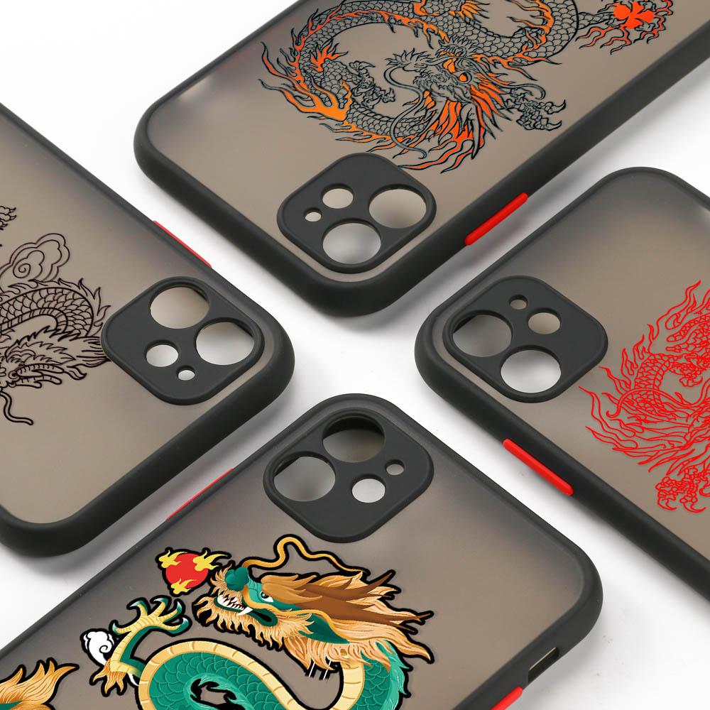 Чехол S22 Ultra Funda для Samsung A52, чехол для Samsung Galaxy A32 A52S A53 5G A12 A51 4G A52 A31 A71 A21S S21 S10 Plus, бампер с драконом