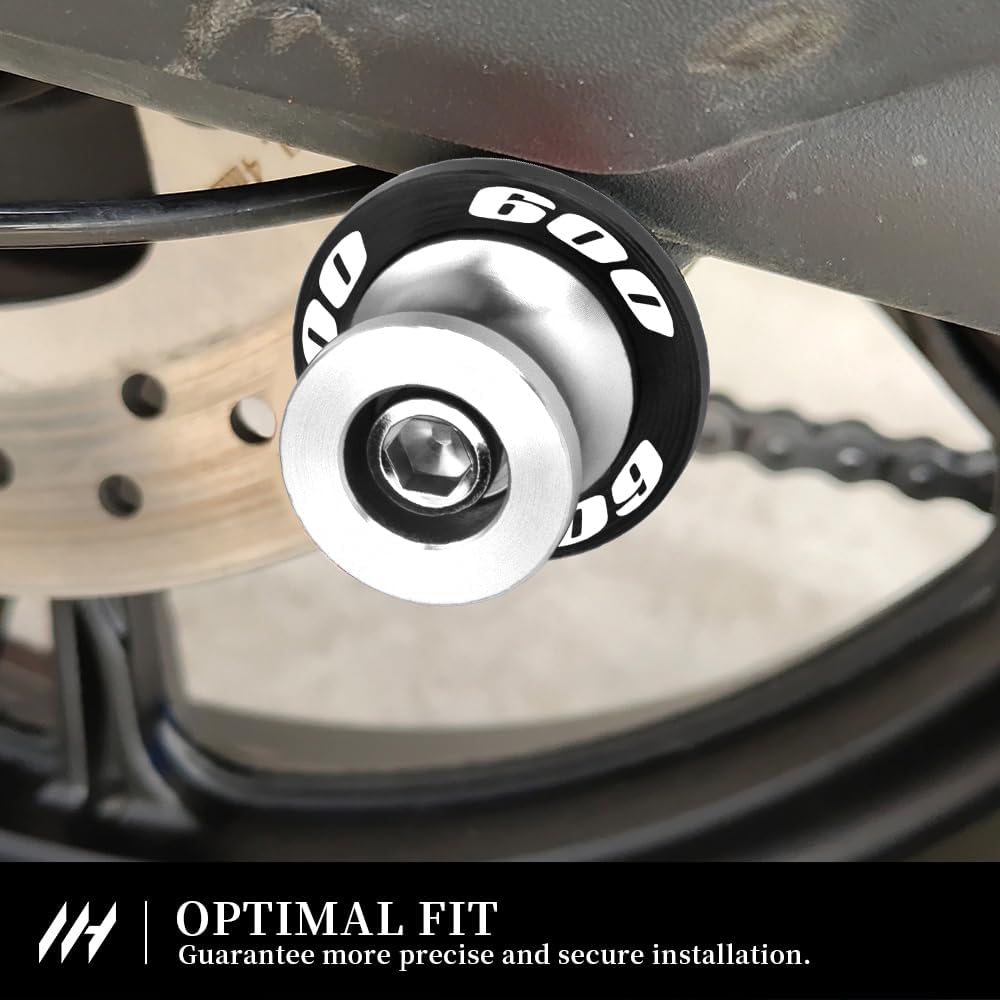 M8 Motorcycle Swingarm Bobbins For GSR 600 2006-2010 Paddock Stand Mounts with Shock Absorption and Rear Swingarm Accessories
