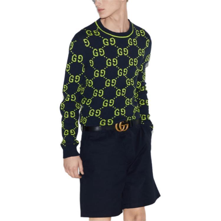 Gucci Свитер мужской SS24 Морской синий 791043-XKD35-0401