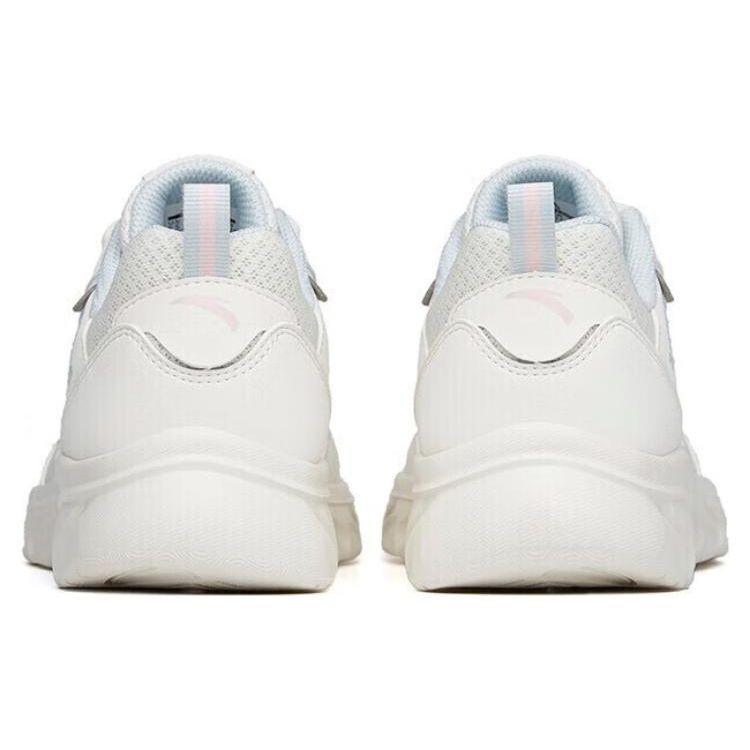 Anta Mesh Shock Absorbing Non-Slip Durable Low-Top Running Shoes Women Sneaker White Blue 922225530-10