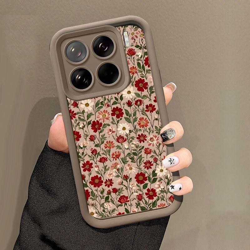 Модный Красивый Чехол для Телефона с Цветами Для Xiaomi 15T Pro 14T POCO X7 M7 F7 Pro F7 Ultra Redmi Note 15 Pro Plus 5G 15C 4G Чехол