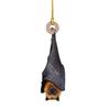 Bat Christmas Ornament Gothic Hanging Bat Tree Decoration Realistic Upside-Down Bat Christmas Tree Ornament for Holiday Home Decor