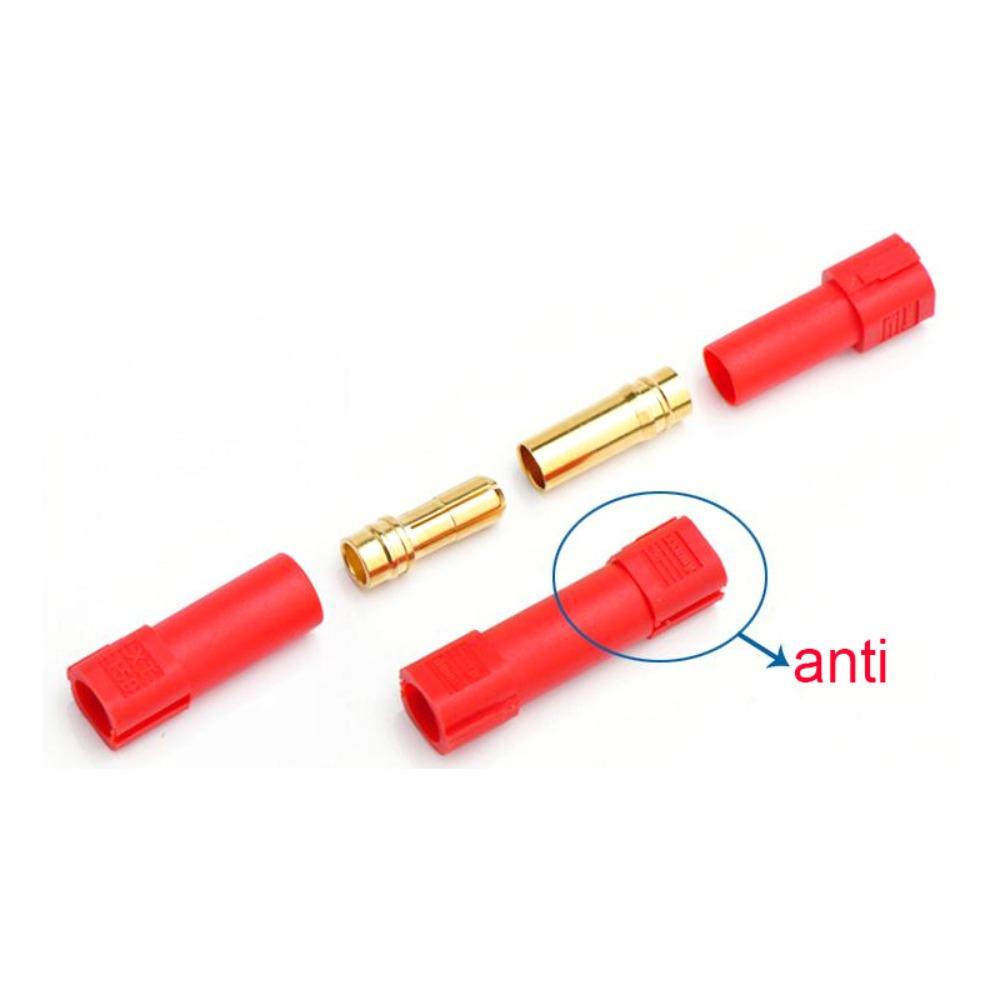 6mm Plug with Sheath Male Female Interface Connector XT150 Connector For RC LiPo Battery Adapter