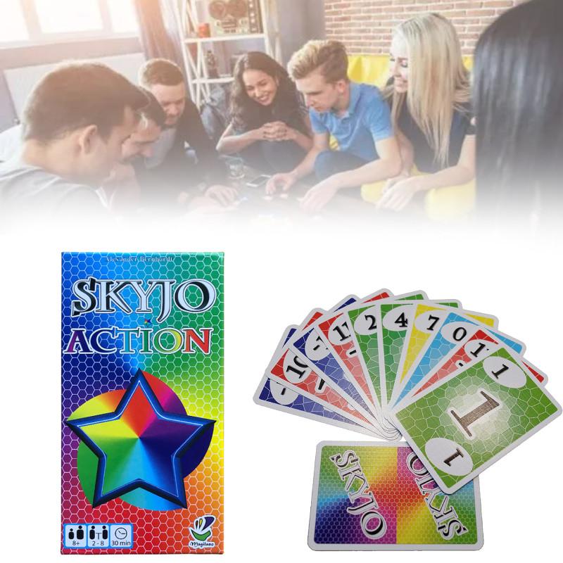 Захватывающая карточная игра Skyjo для веселых семейных посиделок и социальных мероприятий
