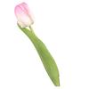 Artificial Tulip with Bendable Stem Realistic Fake Flower Low Maintenance Faux Tulip for Vase Flower Arrangement Home Party Wedding Decor
