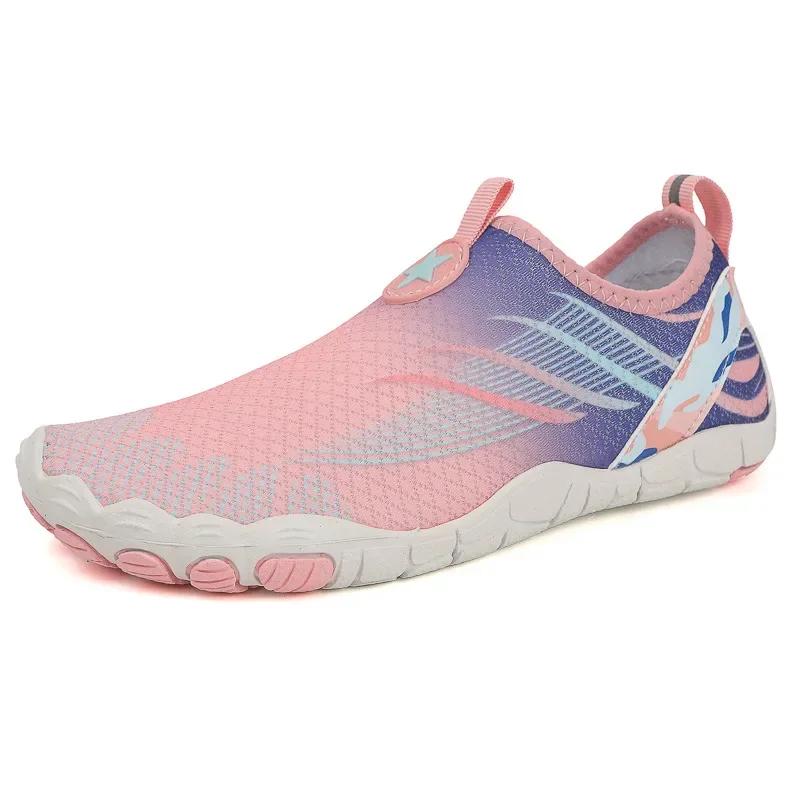 Women's Water Swimming Shoes Rubber Outsole Quick Drying Breathable Men's Swimming Shoes Beach Shoes Casual Exercise Bike