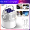 Telescope Zoom Camping Light Solar Powered Camping Lantern USB Rechargeable Portable Flashlights Tent Lights Work Repair
