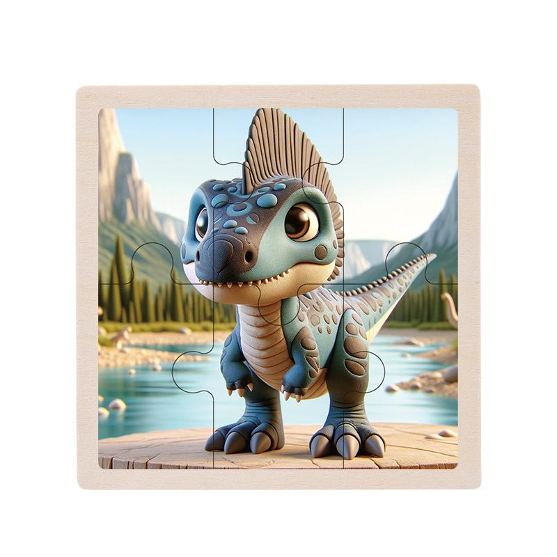 Деревянный развивающий пазл для малышей, 1-5 лет