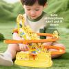 Маленькая желтая уточка Детская игрушка для подъема по ступенькам с горкой для развития моторики