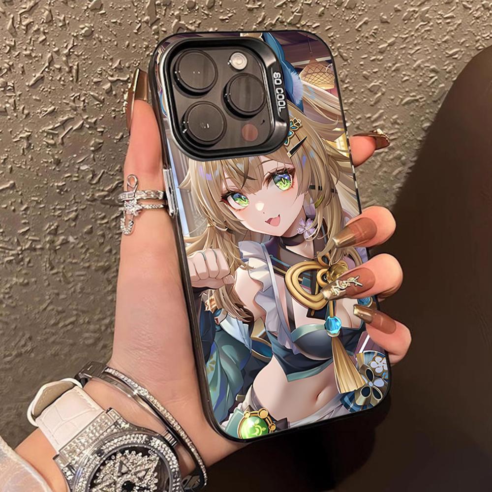 Game GI Kirara Mobile Phone Case for iPhone 17 16 15 14 13 12 11 X XR XS 8 7 Air Pro Max Plus Translucent Colorful Cover Cover