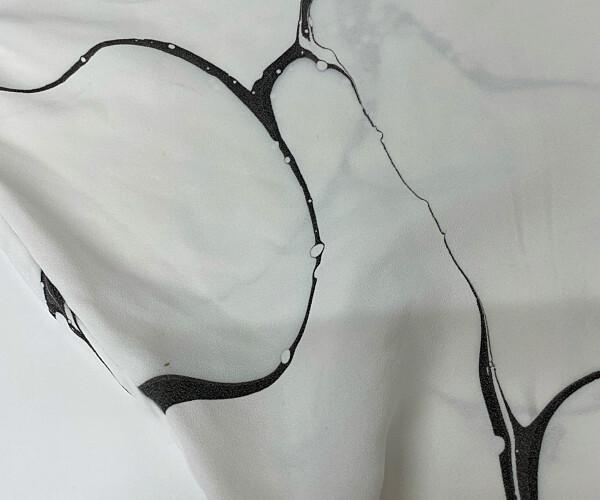 ISSEY MIYAKE White IM13FH012 Squid Coat One Piece with Bandana Dress 2 whiteUsed