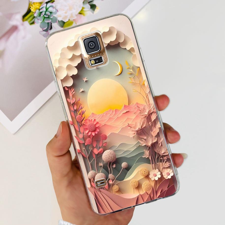 Чехол для Samsung Galaxy S5 G900F G900I i9600 S 5 Задняя крышка Крутой Рисованный Мягкий Силикон Прозрачный Чехол для Телефона Для Samsung S5 Neo Coque