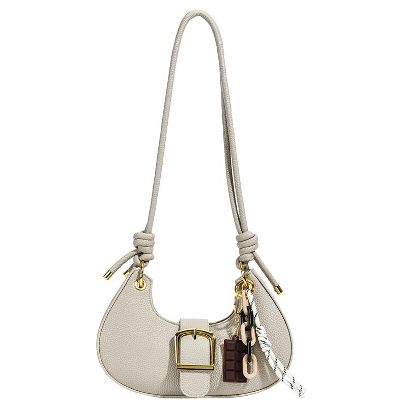 Женская сумка премиум-класса в иностранном стиле 2025 новая универсальная нишевая сумка на одно плечо/подмышку весенне-летняя сумка-пельмень