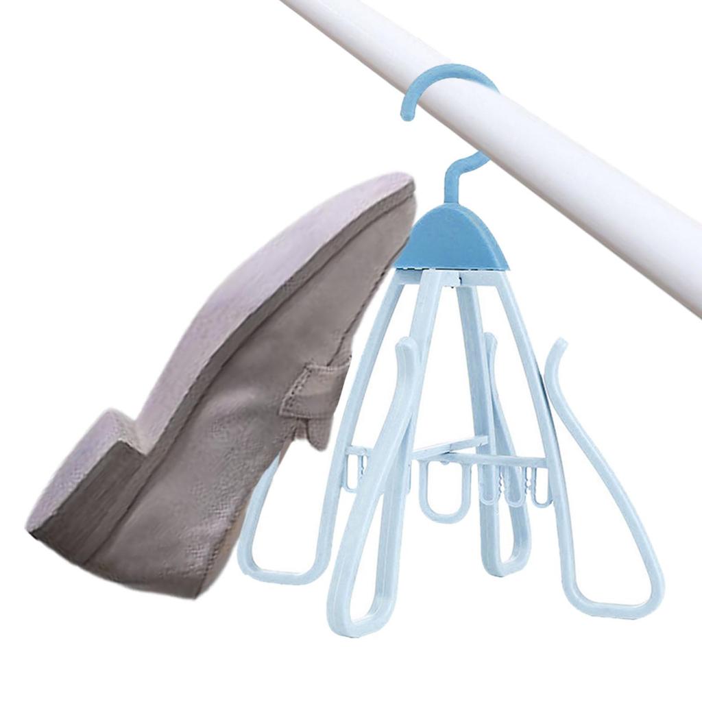 Сушилка для обуви Многоцелевая Экономия места на балконе Ванная Комната Хранение Складная Вращающаяся Легко Хранить Держатель для обуви Вешалка для обуви