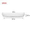 5Pcs Clear Plant Plates PET Plants Saucer New Flower Pot Tray  Indoor