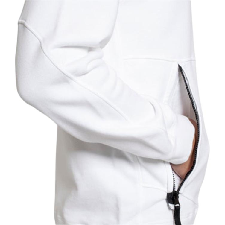 STONE ISLAND Мужская толстовка с капюшоном на молнии и карманами Ss21 Casual, белая 741563451-V0001