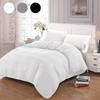 Duvet Cover White Black Gray Comforter/Quilt/Blanket Case Twin Full Queen King Double Single Bedding 220X240 200X200 150 Hot
