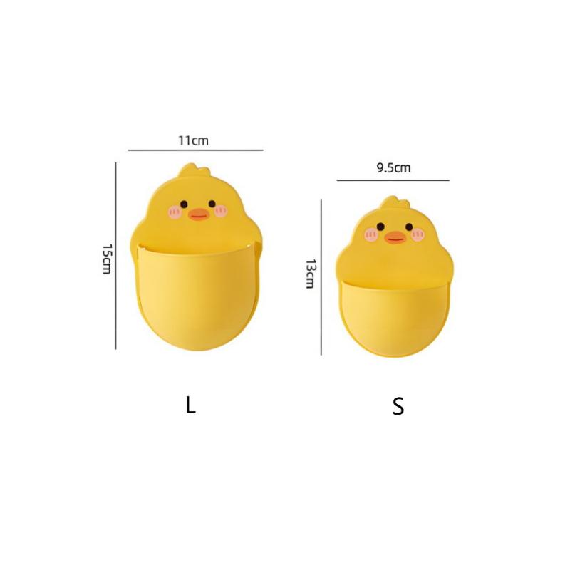 Настенная мыльница, мультяшный самоклеящийся настенный держатель для ручек, хранение для письма маркерами, настольное хранение, милый