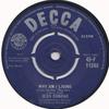 7inch Record JESS CONRAD - Why Am I Living 45F11348 Decca 1961 UK Rock Used