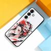 Samurai Warrior Geisha Cool Phone Case For Samsung Galaxy A 73,72,51,53,52,71,22,5G,Note,J7,8,9 Soft Precise Hole Black Cover