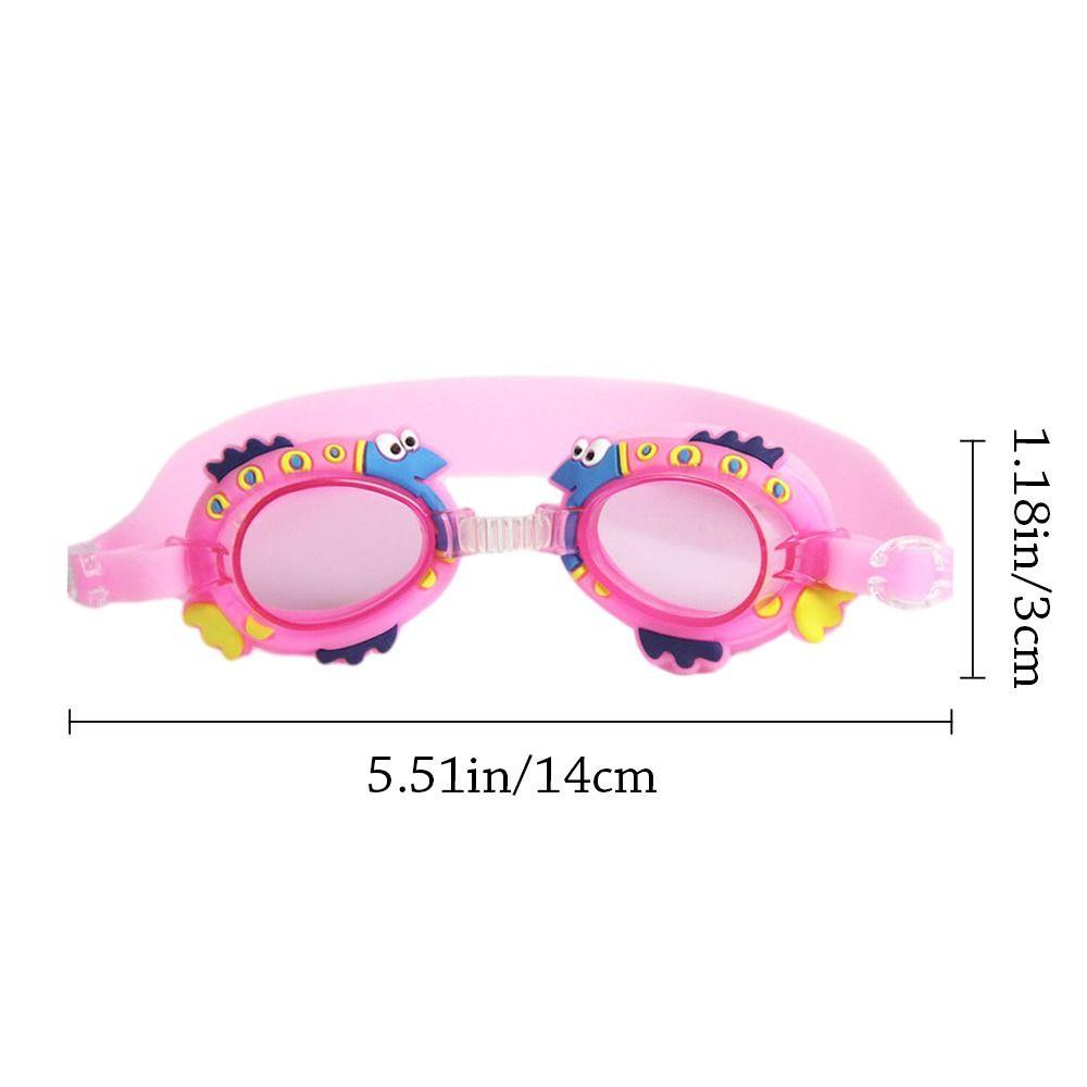 Anti-Fog Swimming Eyewear With Earplugs Eyeglasses Outdoor Kids Swimming Goggles  Children