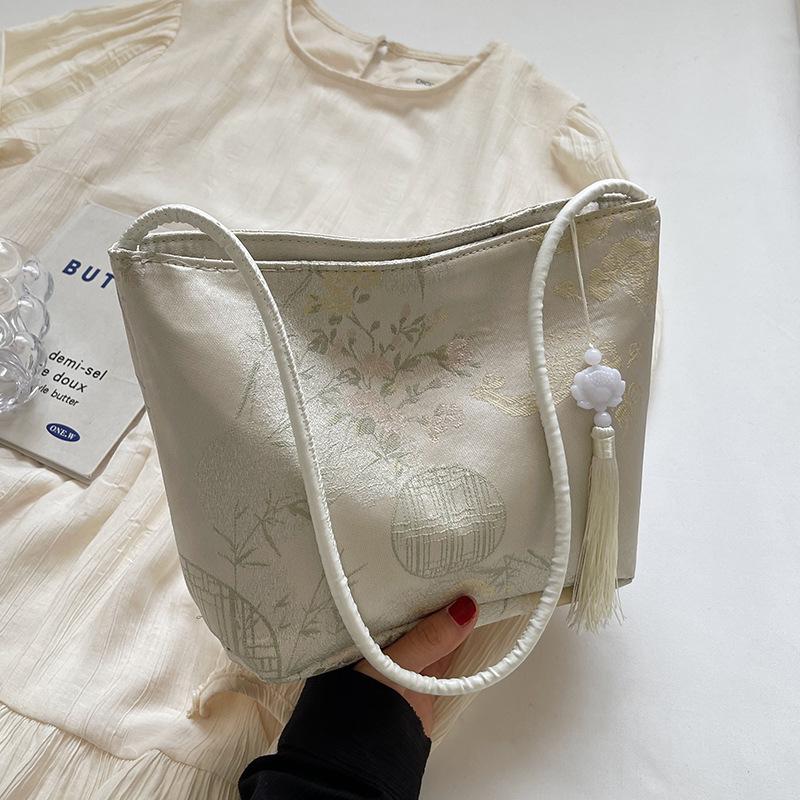 Высококачественная сумка-ведро на одно плечо для женщин, летняя, новая, модная, модная и универсальная сумка через плечо