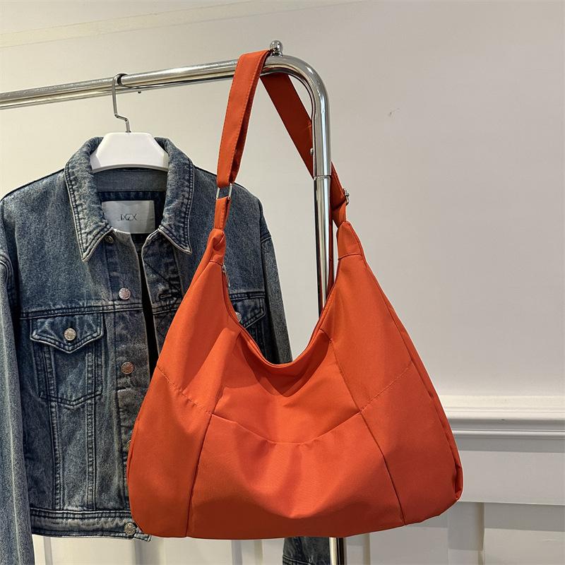 Корейская сумка большой вместимости, в стиле «ленивый шик», универсальная рабочая сумка через плечо, простая сумка-мессенджер, тренд