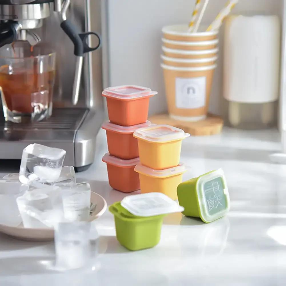 Форма для квадратных кубиков льда из полипропиленовой смолы 50 мл, набор 6 шт., экологичная, для домашней кухни, лето 2024, популярные аксессуары