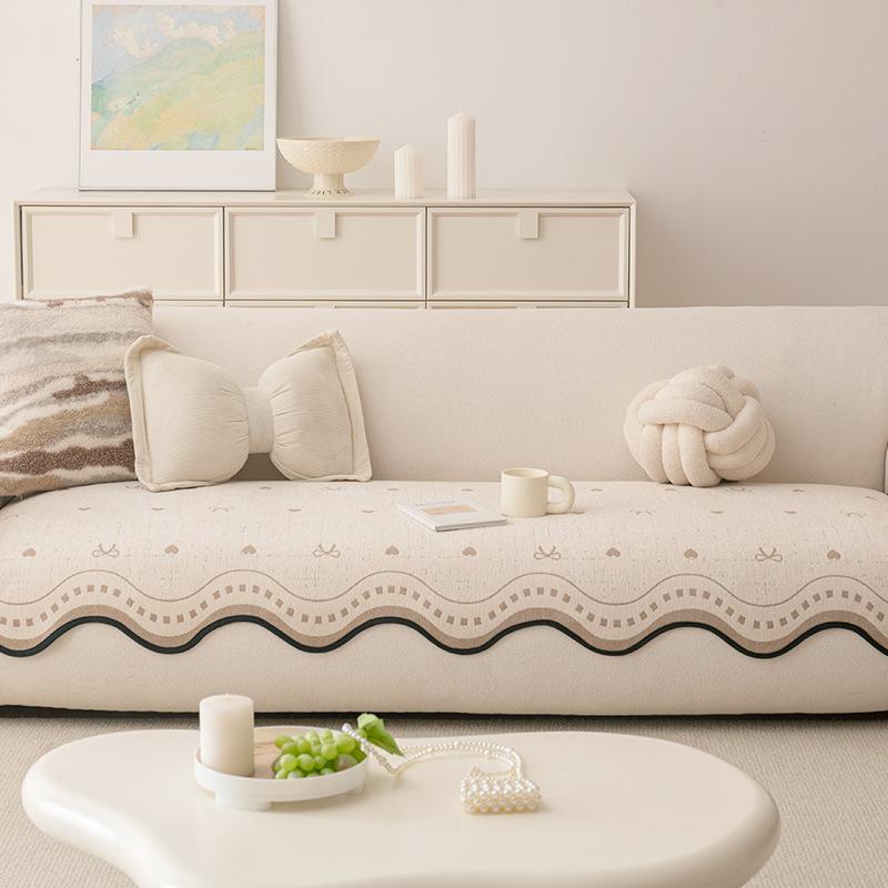 Special-Shaped Sofa Cushion Combination Universal Sofa Cushion New Irregular Sofa Cover Fixed Sofa Seat Cushion