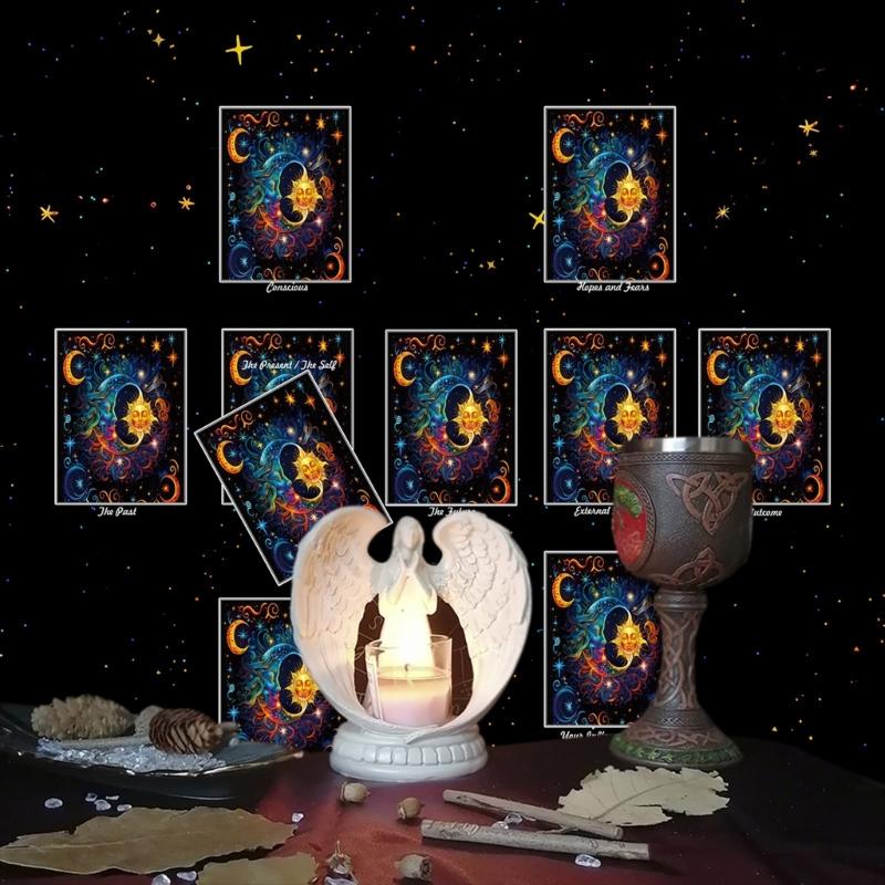 Reading Card Astrologys Tablecloth Tarots Divinations Tablecloth Altars Cloth Divinations Board Game Accessories