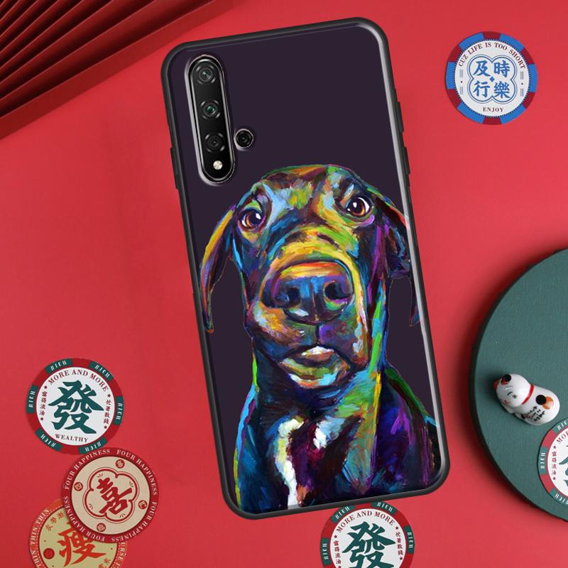 Great Dane Dog Watercolor For Huawei P20 P30 P40 Lite P60 Pro Nova 12i 11i 8i 12s 9 10 SE Y90 Y60 Y70 Y72 Y61 Y91 Case