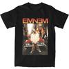 Уличная футболка Известный рэпер Эминем Рок 100% хлопок Футболки Новинка Футболка для взрослого Летняя Y2K Повседневные Топы с коротким рукавом