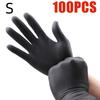 Premium Black Nitrile Gloves 100-Pack - Touch Screen Safe, Cut Resistant & Hypoallergenic for Food Prep, Science, Home  Pet Care