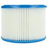 Vhbw Filtre rond / filtre en lamelles pour aspirateur, robot aspirateur, multi-usages Nilfisk / Alto / Wap Aero 20, 21, 25, 26, 31