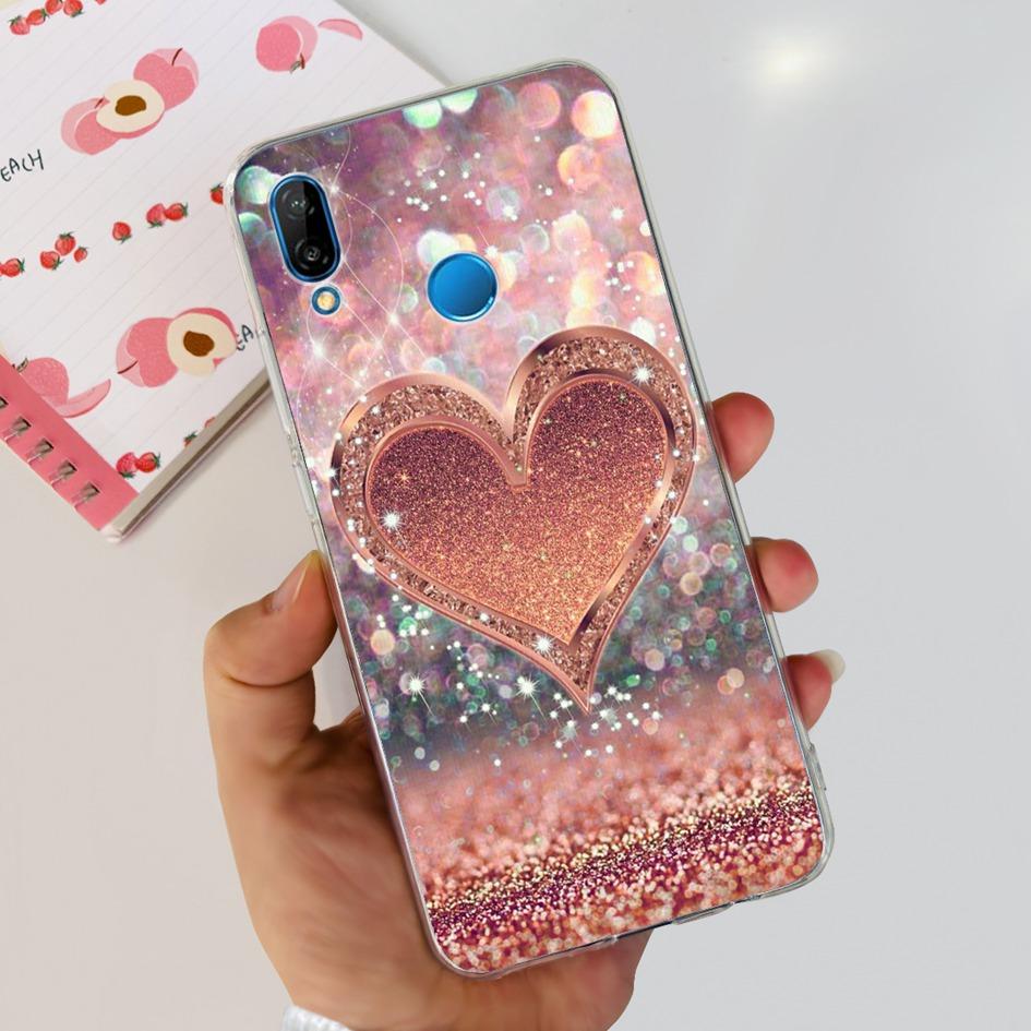 Чехол для Huawei P20 Lite Чехол Милый Астронавт Мультяшный Тонкий Прозрачный Мягкий Силикон Задняя Крышка Телефона Для Huawei P20Lite ANE-LX2 Funda