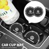 Для автомобиля Volkswagen Подстаканник Держатель для стакана воды и бутылки Алмазный нескользящий коврик Декор для Volkswagen VW R GTI Golf 5 7 Caddy Passat