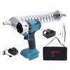 Electric Grease Gun Kit Li Ion Battery Power 12000 PSI Cordless Rechargeable Automatic 2 Purpose