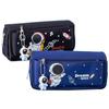 Cartoon Stationery Bag Double Layer Pencil Bag Studen Astronaut Pencil Case  Pen Box