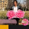 Hand Flower Dance Props The Simulation Flower 30/40/50cm Peony Artificial Flowers Dancing Props