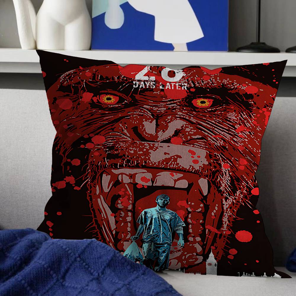 Movie Trror 28 DDays LLater 4545cm Cushion Cover Pillow Cover Decor Pillowcase Home Pillowcase For Couch Pillow