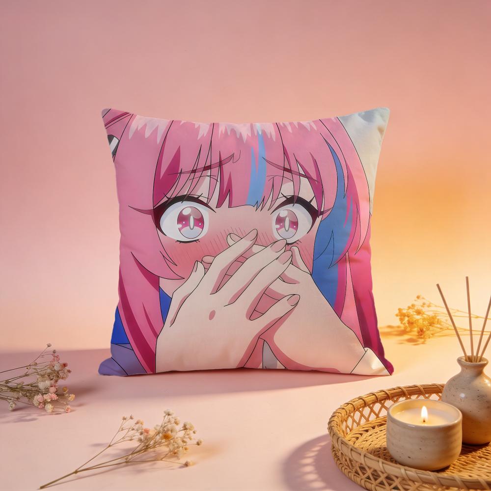 Trendy Kkanansama wa Akumade Choroied Cushion Cover Comfortable Durable Pillow Cover MultiScene for Home Office Car Sofa