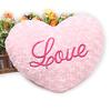 Мягкая плюшевая подушка в форме сердца, романтическая подушка для сна в форме сердца, мягкая набивная