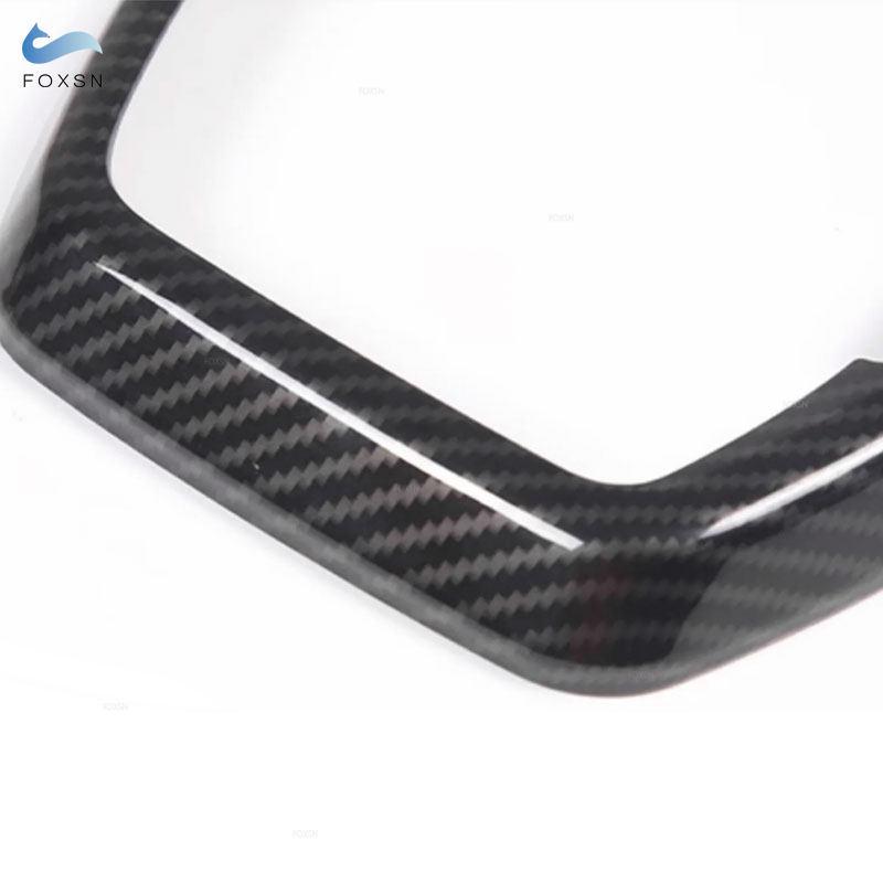For BMW X1 iX1 U10 U11 2024 ABS Carbon Fiber Texture Car Styling Interior Center Console Gear Shift Panel Frame Cover Trim