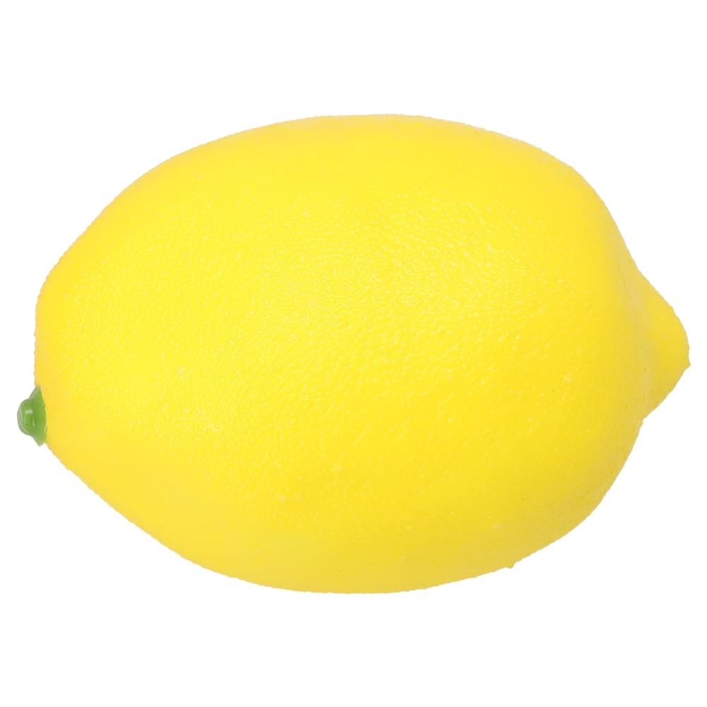6Pcs Artificial Lemons Plastic Fake Fruit For Home Decoration Photography Props