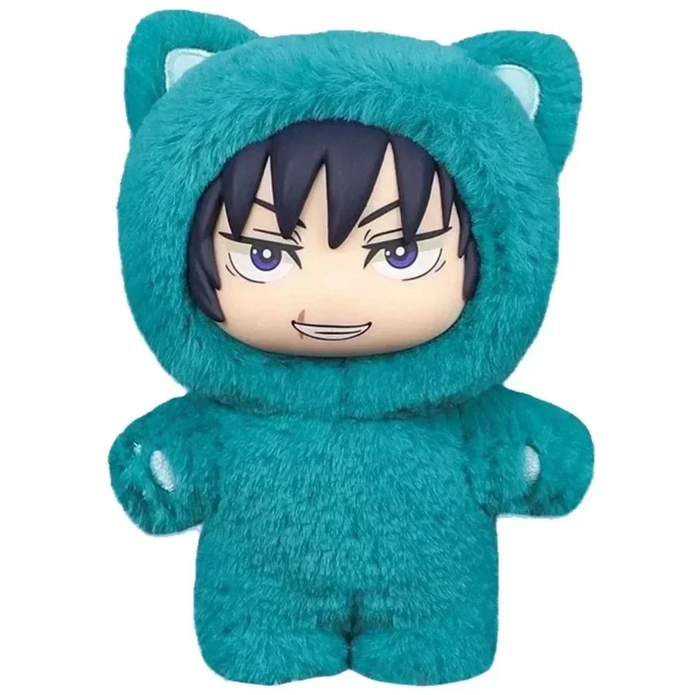 НОВЫЙ Eaki Jujutsu Kaisen Сезон 2 Парк Кошек Вечеринка Годзё Сатору Слепой Куб Плюшевая Кукла Подвеска для Сумки Коллекция