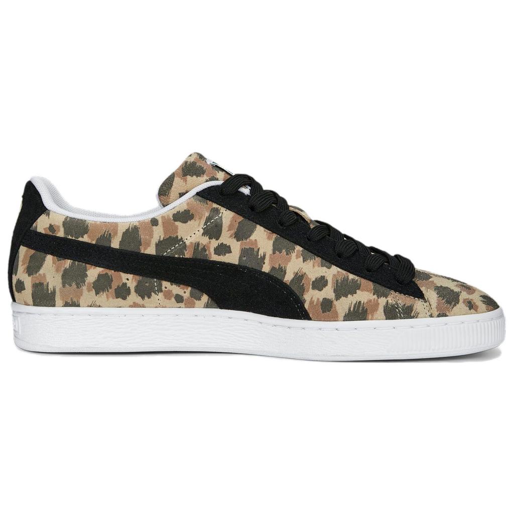 Puma Suede Animal Print - Кроссовки унисекс Granola Коричневый Черный Белый 391108-01