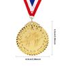 Медаль по волейболу 6,5 см, спортивные награды с шейной лентой, награды за соревнования, металлические медали победителя для марафонских игр с мячом